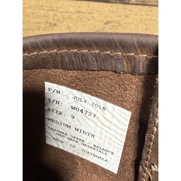 EXCELLENT!!! Wolverine Men DD Work Wellington Work Boots Leather Sz 9 W04727 - Picture 9 of 11